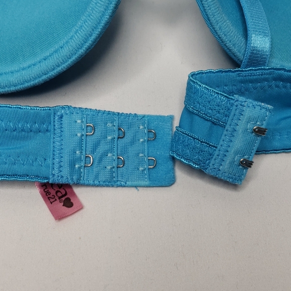Rue 21 Blue Push Up Bra Size 34B - Picture 3 of 8